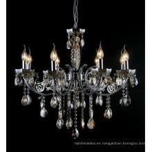 2017 New Style Home Decor Black Crystal Chandelier for Entrance